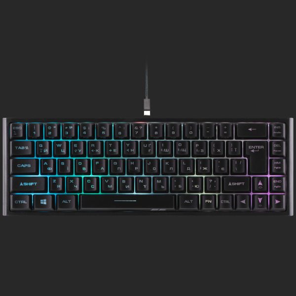 2E-KG360UBK-2E GAMING Keyboard KG360 RGB 68key WL Black Ukr
