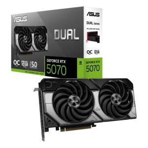 ASUS Dual GeForce RTX 5070 12GB GDDR7 OC Edition (90YV0M17-M0NA00)