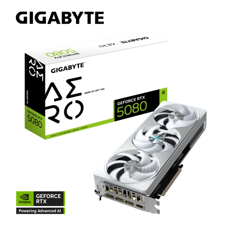 GIGABYTE GeForce RTX™ 5080 AERO OC SFF 16G
