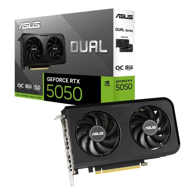 ASUS Dual GeForce RTX 5050 8GB GDDR6 OC Edition