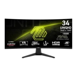 MSI MAG 346CQ 34-inch 180Hz Curved Monitor