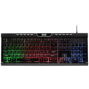 Keyboard 2E GAMING KG300 114key, USB-A, EN/UA/RU, LED, black