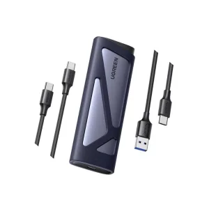 15813 UGREEN 10Gbps M.2 NVMe SATA Enclosure CM767