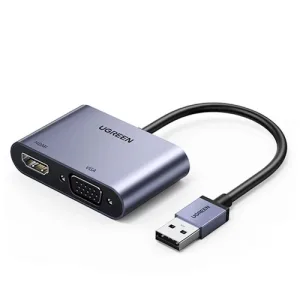 Konverter 20518 UGREEN USB 3.0 TO HDMI / VGA CONVERTER CM449