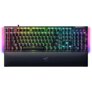 Razer BlackWidow V4 mexaniki gaming klaviatura makro düymələr və Chroma RGB ilə.