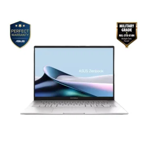 ASUS ZenBook 14 OLED UX3405CA-ST1109 ultra-nazik premium noutbuk ön görünüşü.