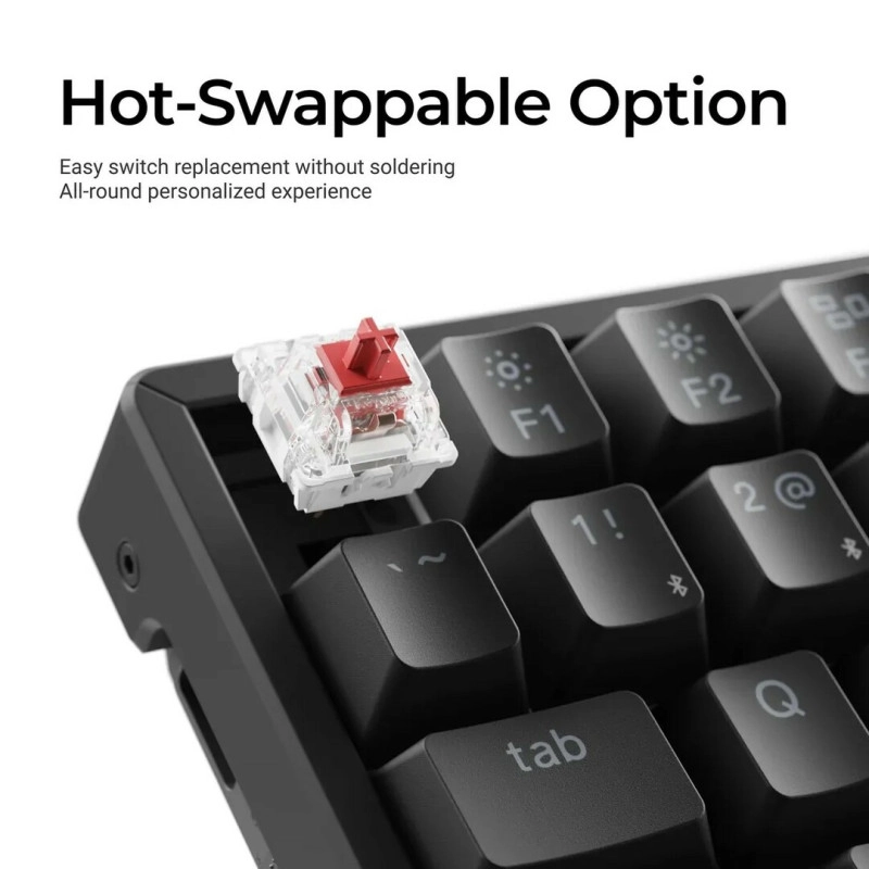Keychron K2 Version 3 Swappable RGB Backlight Red Switch K2X-H1Z-AZ
